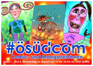 KUNSTraum: #ÖsüdCOM "Comic und Manga zeichnen" @ Jugendservice Spittal